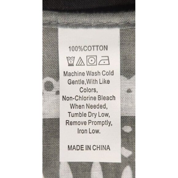 Cotton Bandanas Paisley Print Handkerchiefs 3-Pack Black/Gray/Navy 22" sq Unisex - Picture 6 of 15